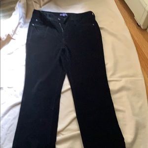 NYDJ black corduroys